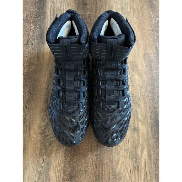 Nike Air Jordan Force Savage Pro 2 Black Football Cleats Men Size 12 CV1663-003